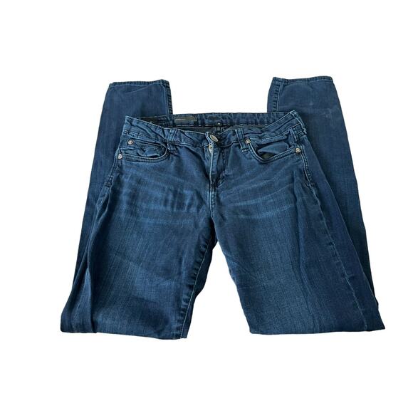 KUT From The Kloth Womens 6 Jeans Blue Diana Skinny Button Zip Dark Wash Denim - Picture 1 of 13